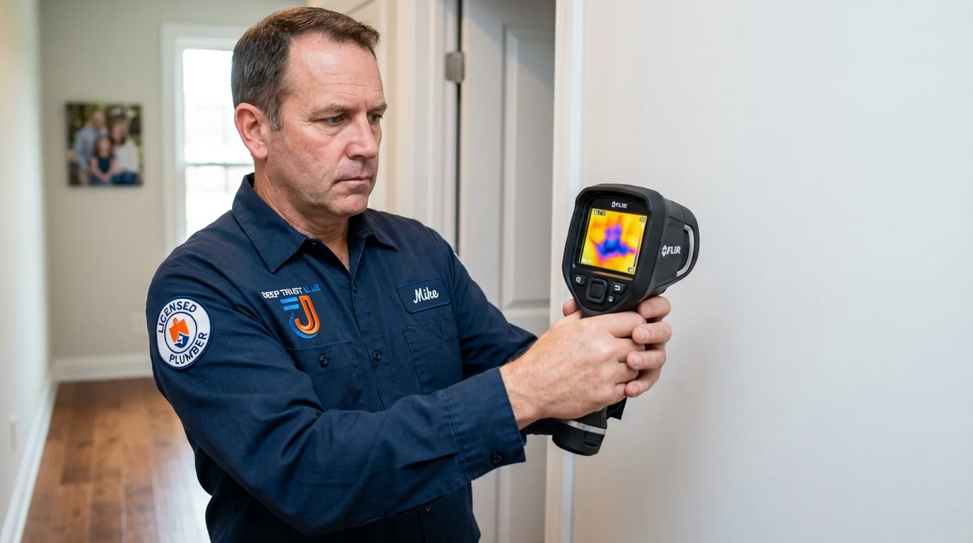 Thermal imaging leak detection by Johns Plumbing LLC in Dobbs Ferry
